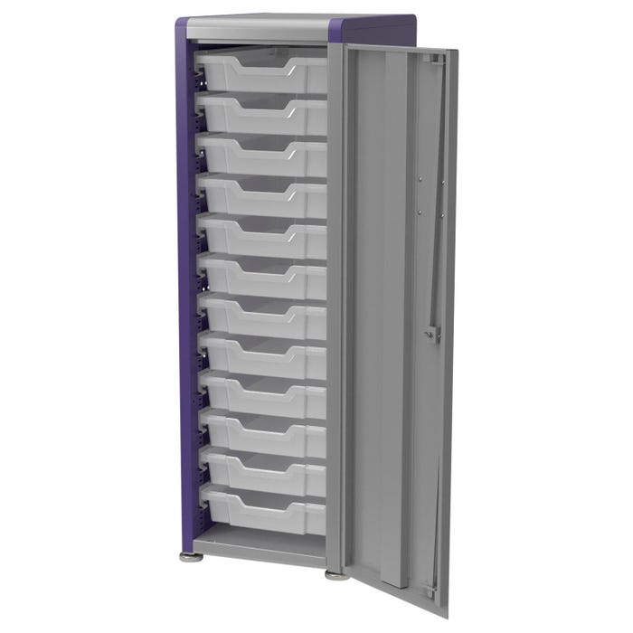 Classroom Select Geode Tall Storage Cabinet, 12 Trays