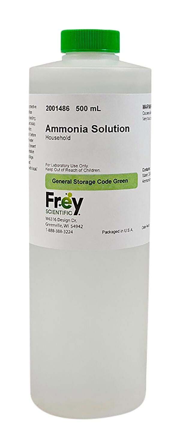 Image for Frey Scientific Household Ammonia Solution, 500mL from School Specialty