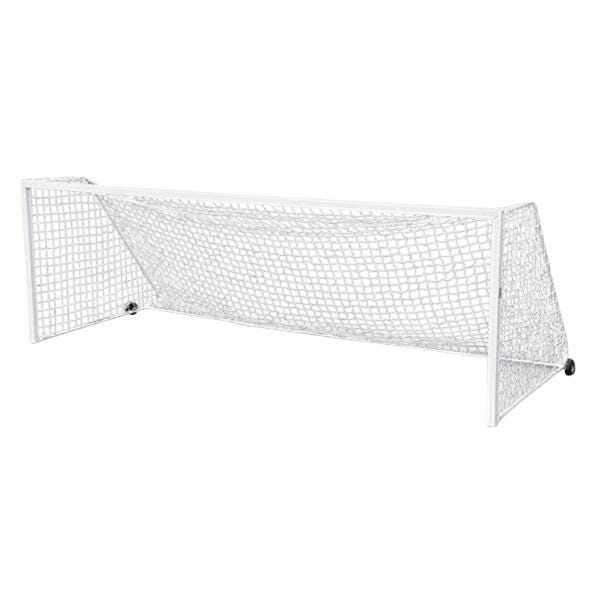 Image for Jaypro Official Portable Soccer Goal, 8 x 24 Feet, Aluminum, White, 1 Pair from School Specialty