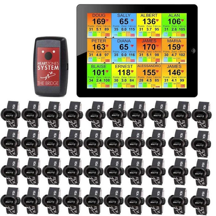 Heart Zones Step Tracker Strider System, 40 Pack