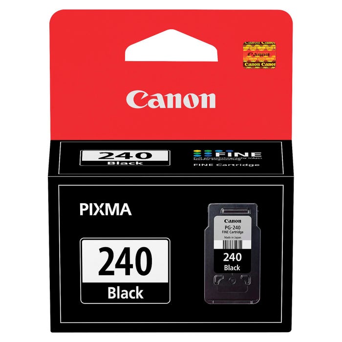 Canon Ink Toner Cartridge, PG240, Black