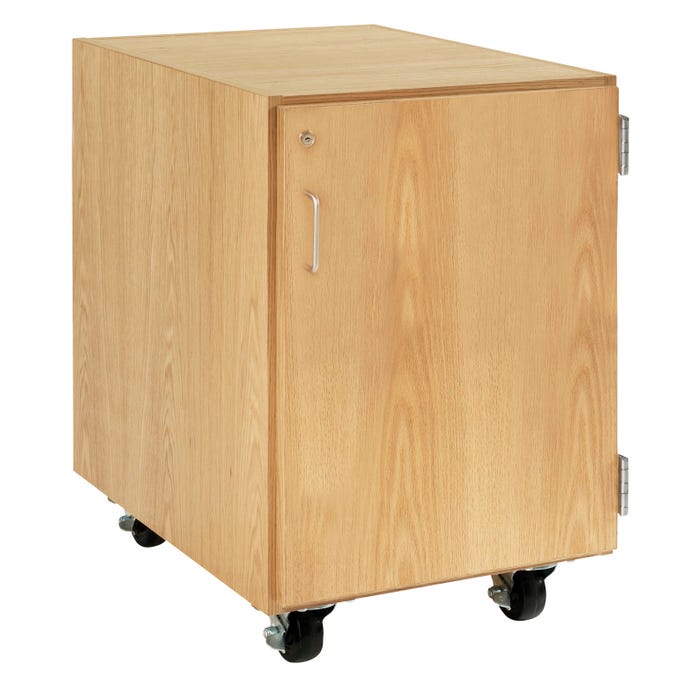 Diversified Woodcrafts M Series Mobile Storage Cabinet with Hinged Right Door, 24 x 22 x 30 Inches