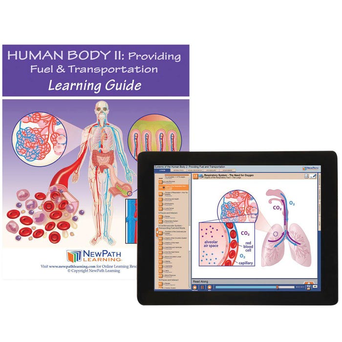 NewPath Learning Providing Fuel and Transportation to the Human Body Student Learning Guide with Online Lesson