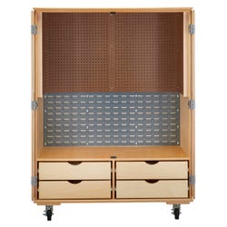 Image for Classroom Select Robotics Storage Mobile Tool Storage Unit, 50 x 24 x 67 Inches from School Specialty