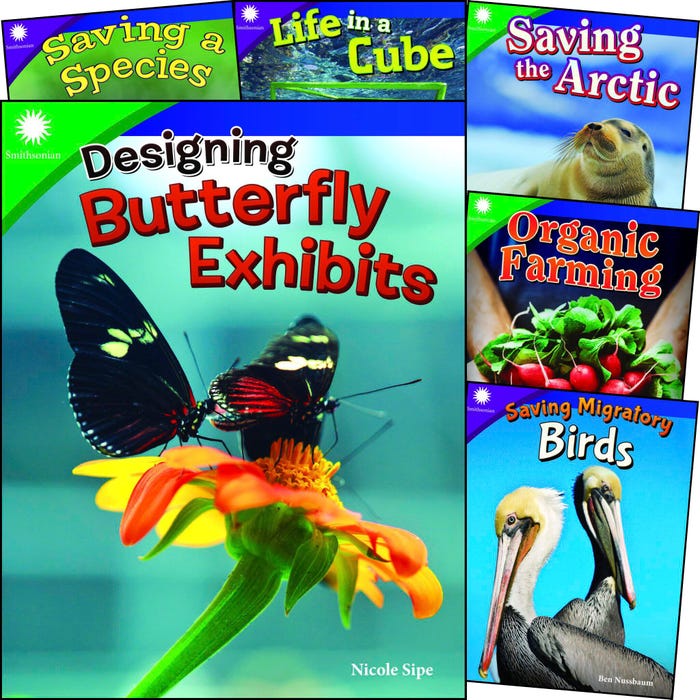 Smithsonian Informational Text: Animals & Ecosystems, Grades 4-5, 6-Book Set