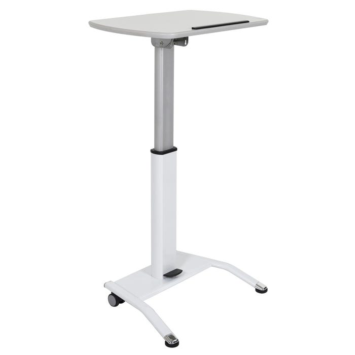 Luxor Pneumatic Height Adjustable Lectern, 25-1/2 x 7 x 28 to 42-1/2 Inches
