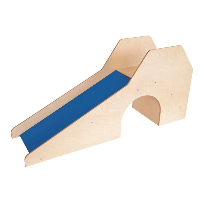 Whitney Brothers Slide with Stairs and Tunnel, 16-1/2 x 59 x 28 Inches, Natural