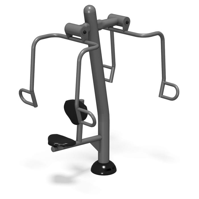 ActionFit Traditional Series Chest Press ADA accessable With InGround Mounting Kit