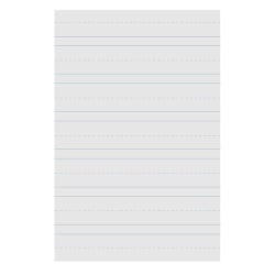 School Smart Primary Chart Paper, Skip-A-Line, 24 x 32 Inches, White, 500 Sheets 085349