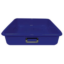 Shirley K's T-183 Storage Bin, 14 x 12 x 4 Inches, Blue