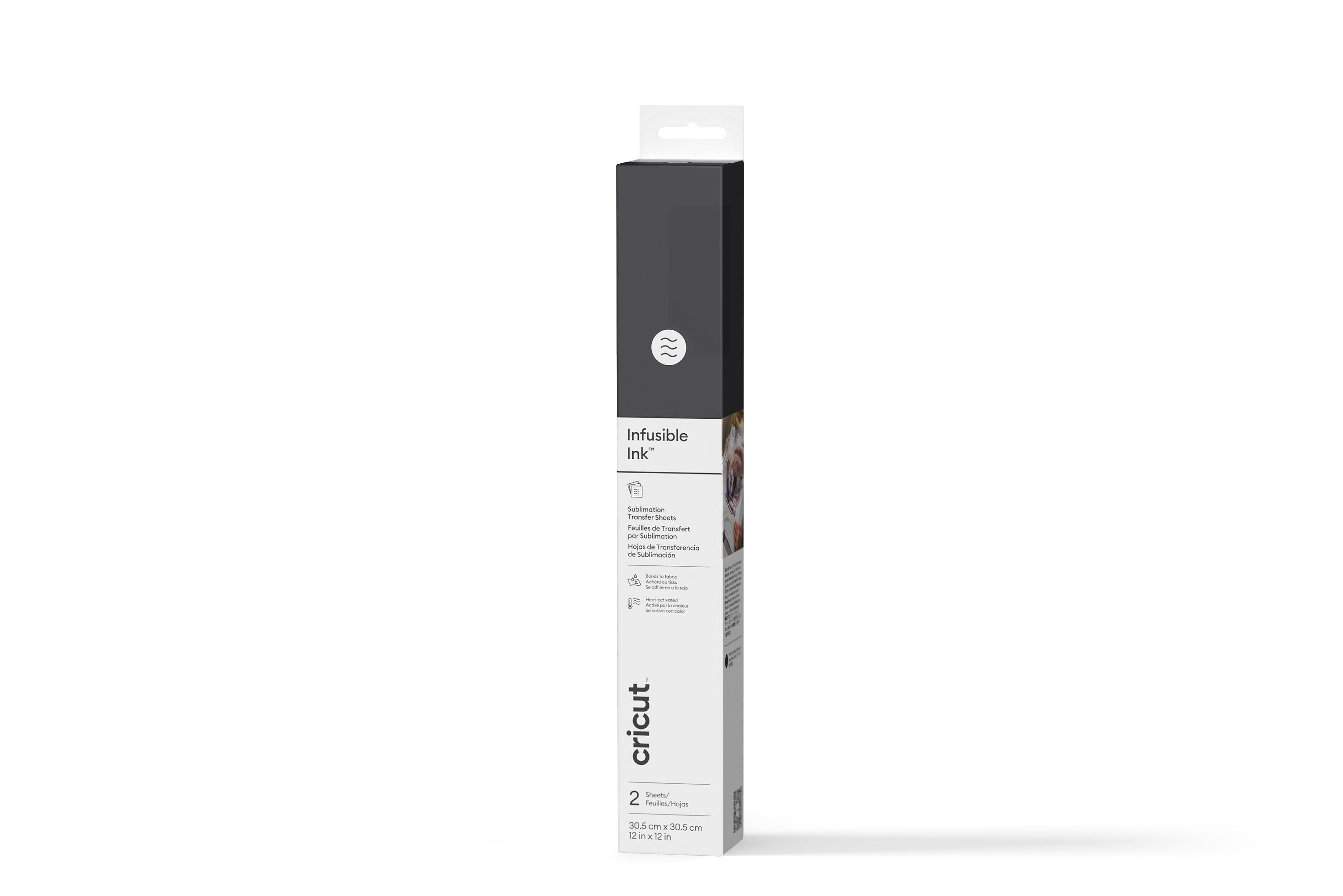 Cricut Infusible Ink Sheets, 12 x 12 Inch, Black, Set of 2 Sheets 2217925