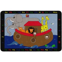 Flagship Carpets Noah's Pals Carpet, Rectangle 4002454