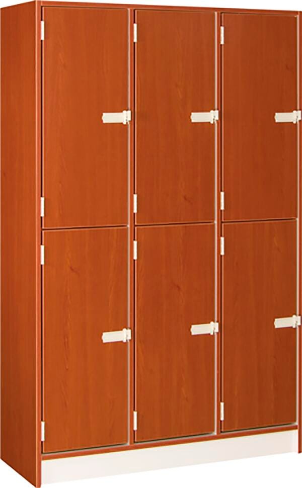 Stevens I.D. Systems 2-Tier Triple Door Locker, 45 x 18 x 72 Inches 4001327