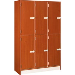 Stevens I.D. Systems 2-Tier Triple Door Locker, 45 x 18 x 72 Inches 4001327