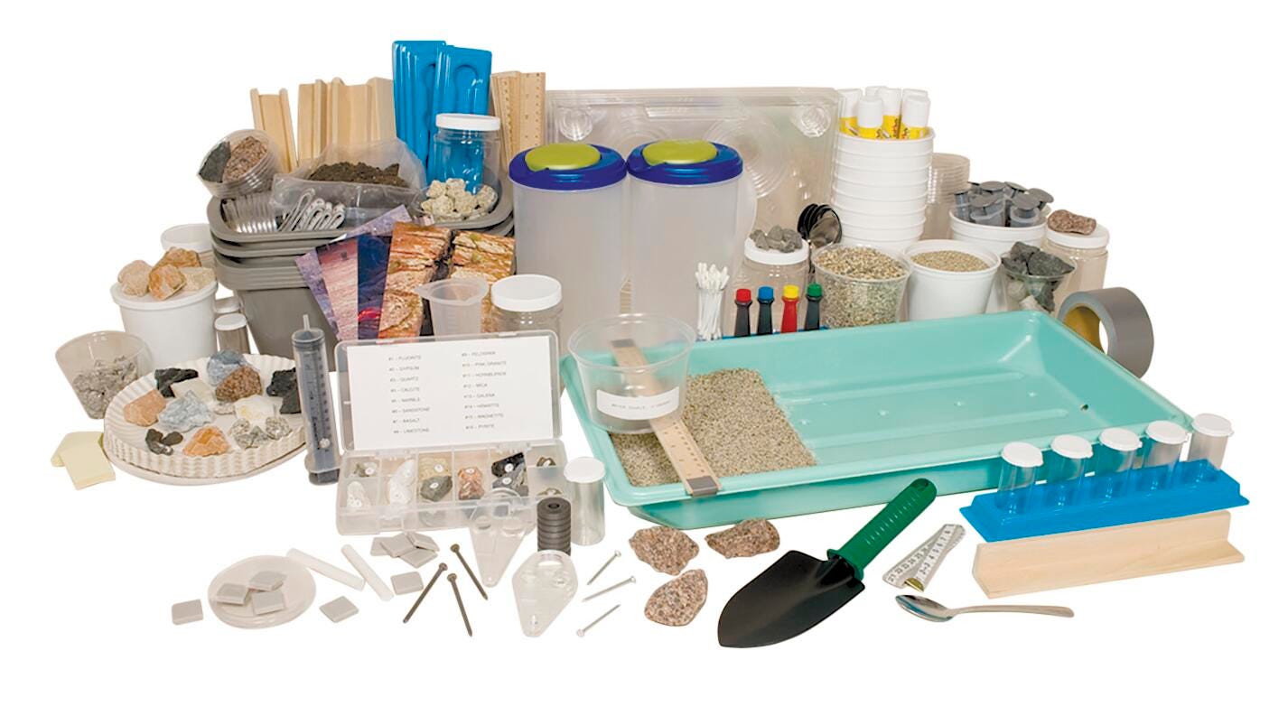 FOSS Pathways Soils, Rocks, and Landforms Kit, with 32 Seats Digital Access, Item Number 2088589