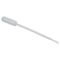 Frey Scientific Disposable Pipettes, 1 mL Graduated, 3.5 mL Capacity, 150 mm Length, Pack of 500, Item Number 1448764