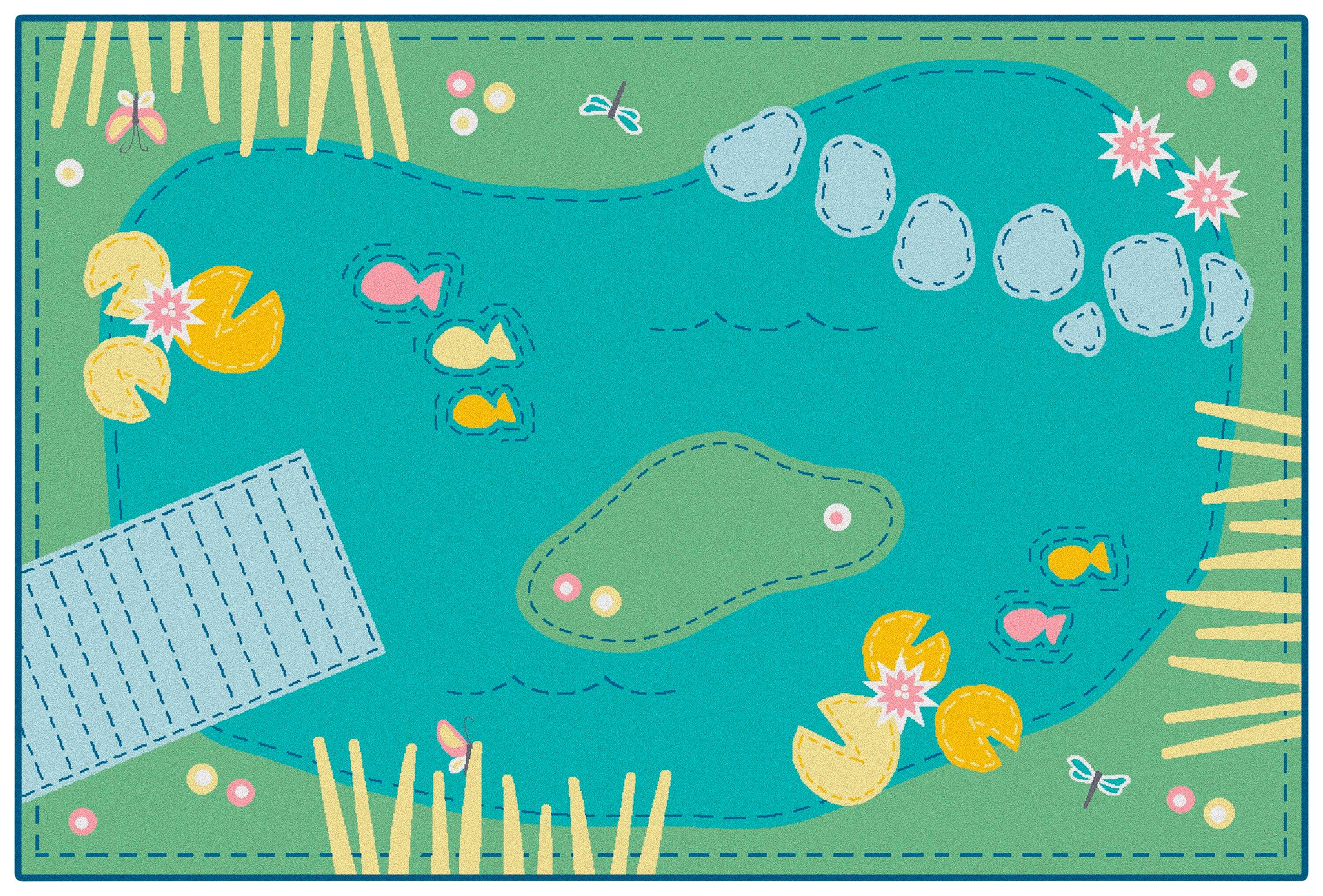 Carpets for Kids KID$Value Tranquil Pond, Rectangle 4001993