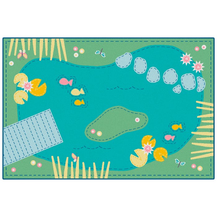 Carpets for Kids KID$Value Tranquil Pond, Rectangle