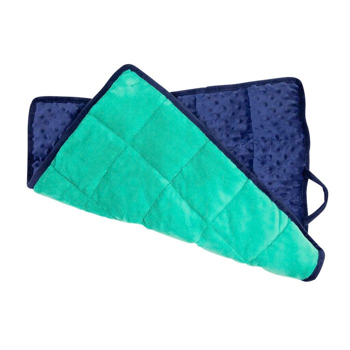 Bouncyband Portable Weighted 5 Pound Dual Textured Sensory Lap Pad for Kids