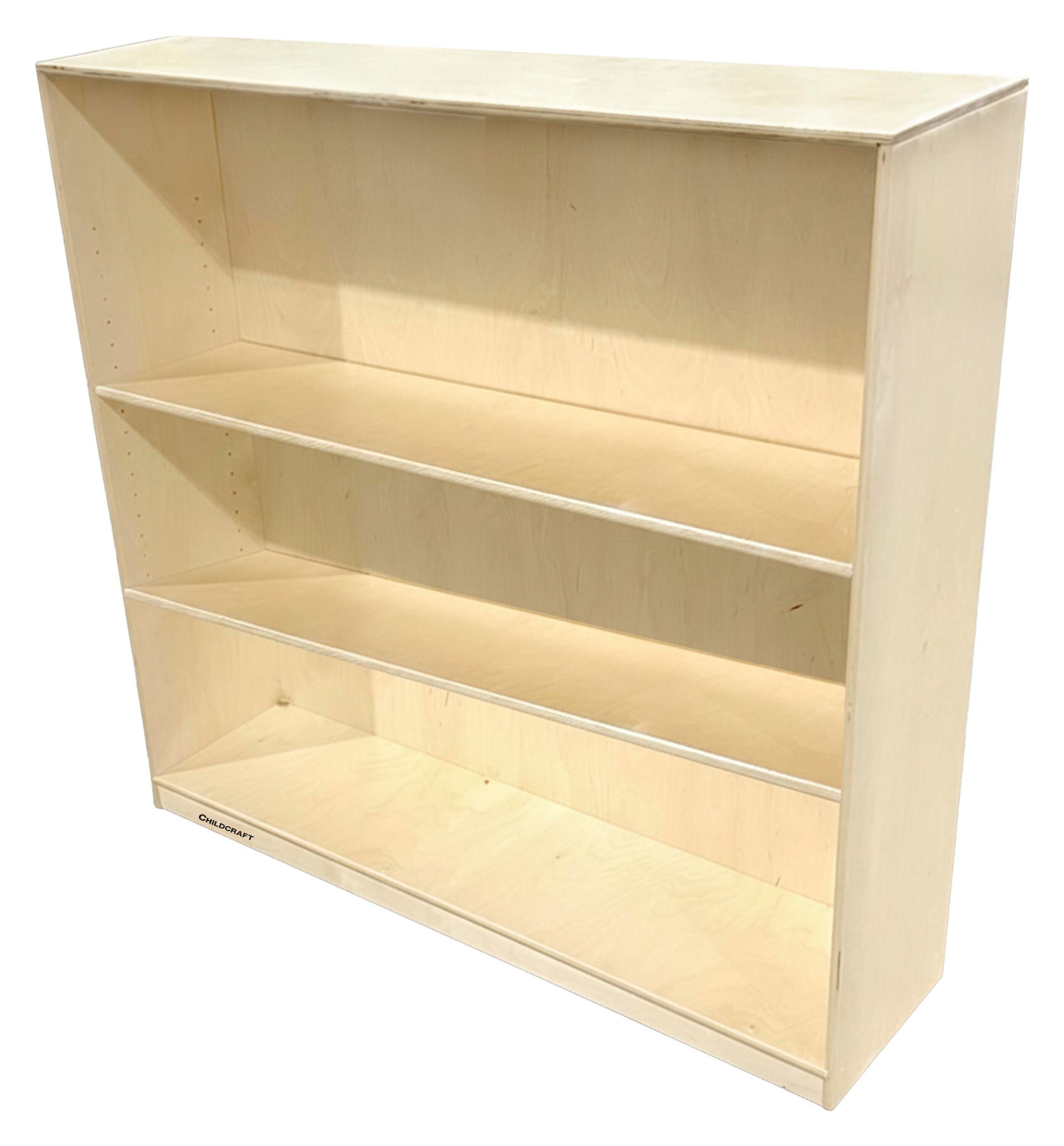 Childcraft Adjustable Bookcase, 3 Shelves, 46 x 12 x 44 Inches 1604602