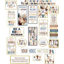 Teacher Created Resources Everyone is Welcome Diversity Mini Bulletin Board, Item Number 2098911