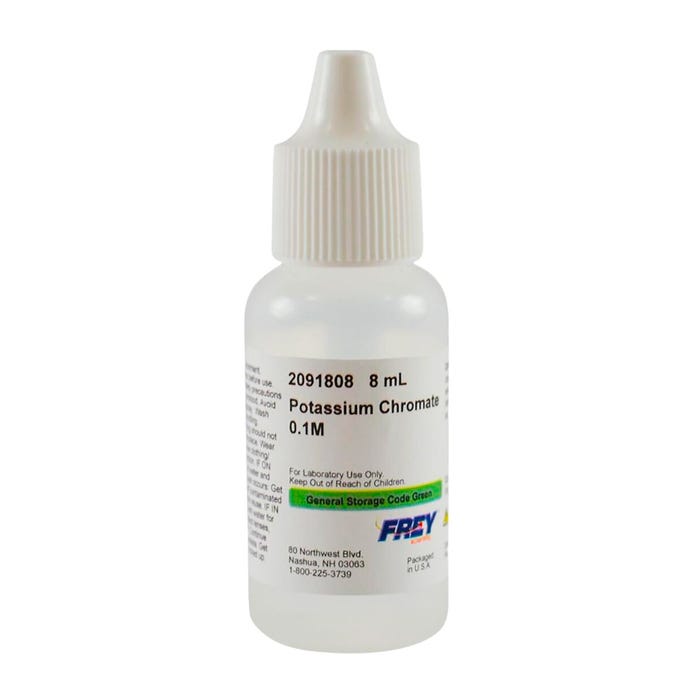 Frey Scientific Potassium Chromate 0.1M Solution, 8 mL