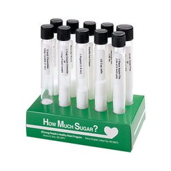 How Much Sugar? Test Tube Display, Set of 10