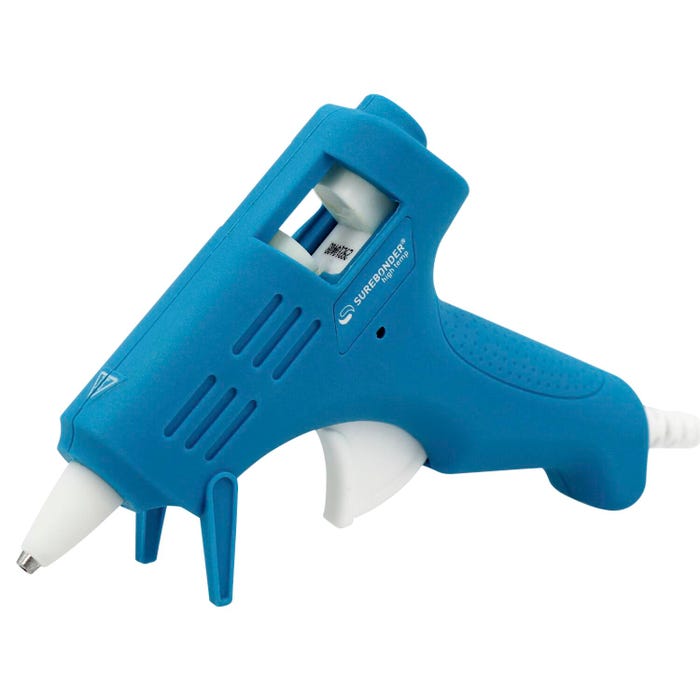 Surebonder Bold Color High Temperature Mini Hot Glue Gun, 10 Watt, Ocean