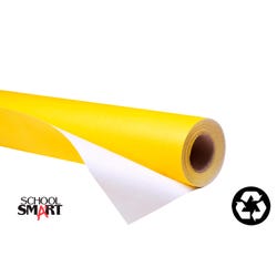 School Smart Fade-Resistant Art Paper Roll, 48 Inches x 60 Feet, Yellow