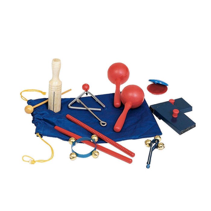 Rhythm Band Rockin' Instrument Rhythm Set, 14 Pieces