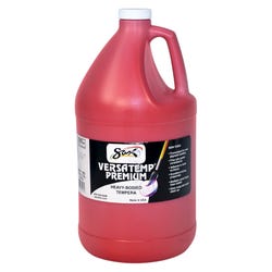 Image for Sax Versatemp Premium Heavy-Bodied Tempera Paint, 1 Gallon, Primary Red from School Specialty