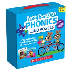 Scholastic Books Laugh-A-Lot Phonics Long Vowels Single Set, Grades PreK to 2, Item Number 2098729
