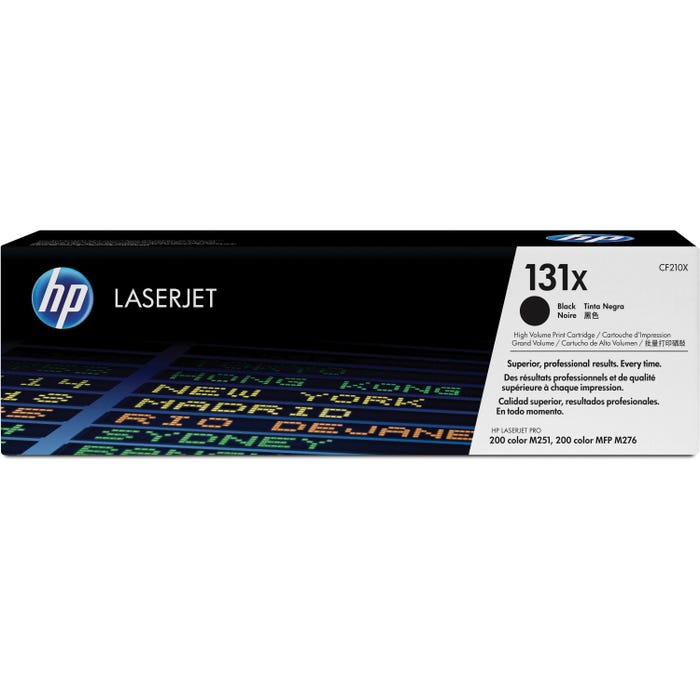 HP 131X Ink Cartridge, CF210X, Black