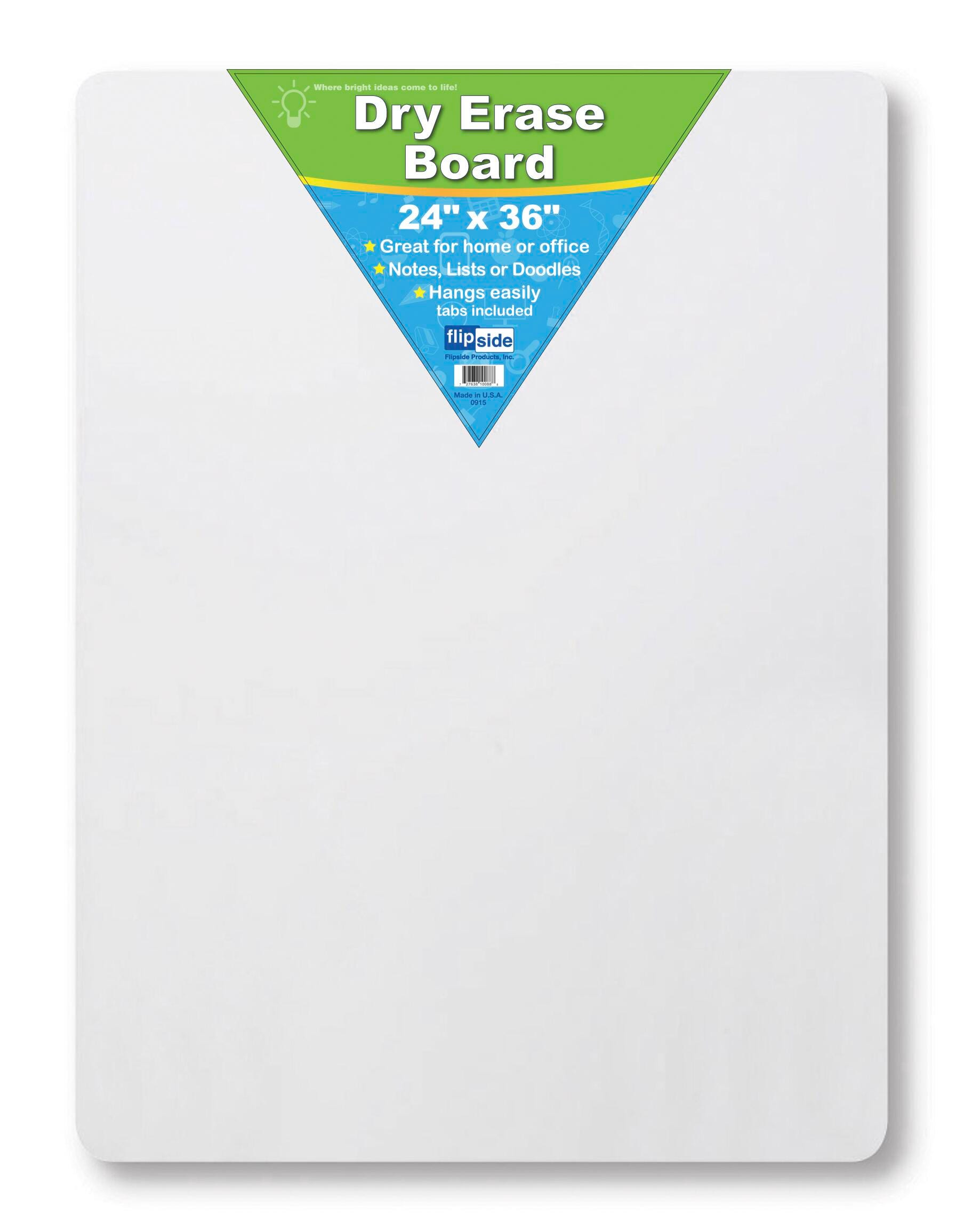 Flipside Dry Erase Board, 24 x 36 Inches 1530592