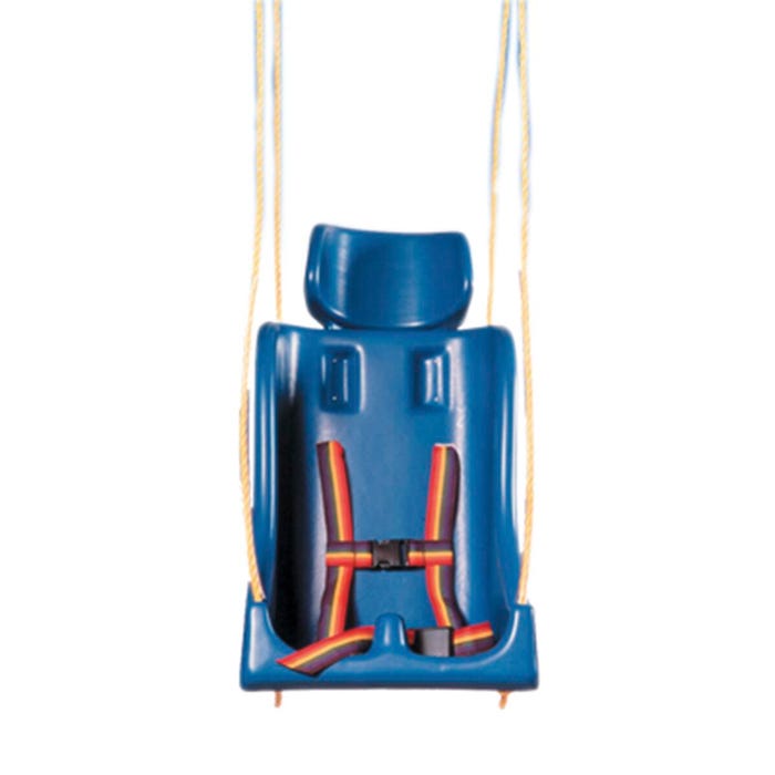 Skillbuilders Special Swing Seat and Ropes, Child, Small, 11 x 8 x 24 Inches, Blue