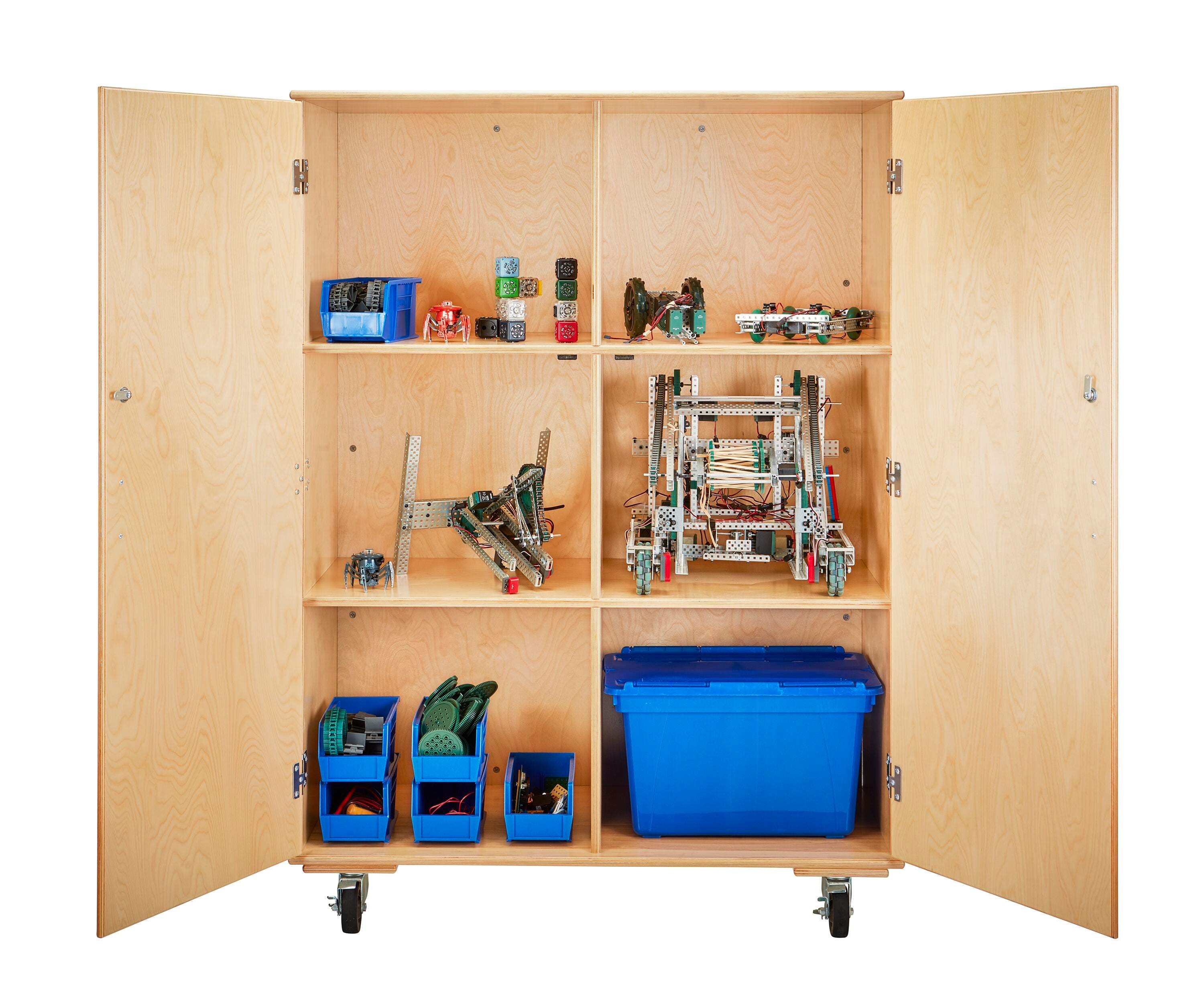 Image for Classroom Select Mobile Storage, 48 x 24 x 67 Inches, Birch Plywood from School Specialty