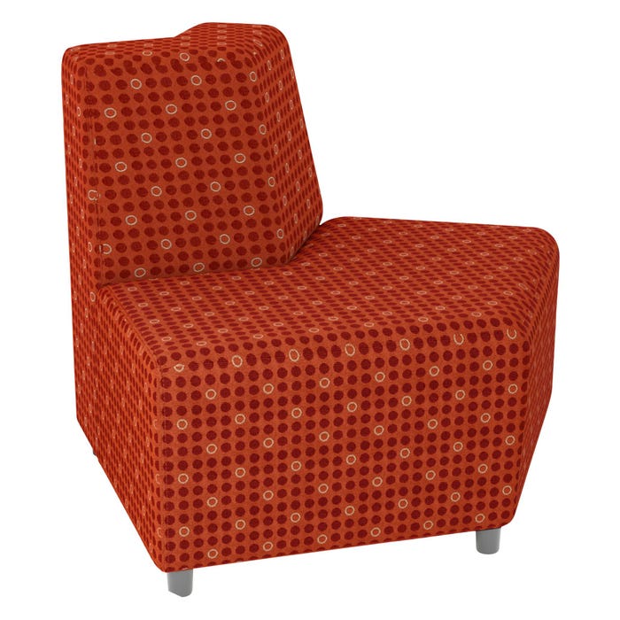 Classroom Select Soft Seating NeoLounge Loveseat with 60-Degree Outward Curve, 46 x 31 x 35 Inches