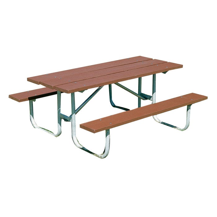 UltraSite Heavy Duty Recycled Plastic Top Picnic Table