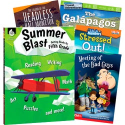 Teacher Created Materials Learn-at-Home: Summer Reading Bundle, 5-Book Set, Grade 5, Item Number 2088885