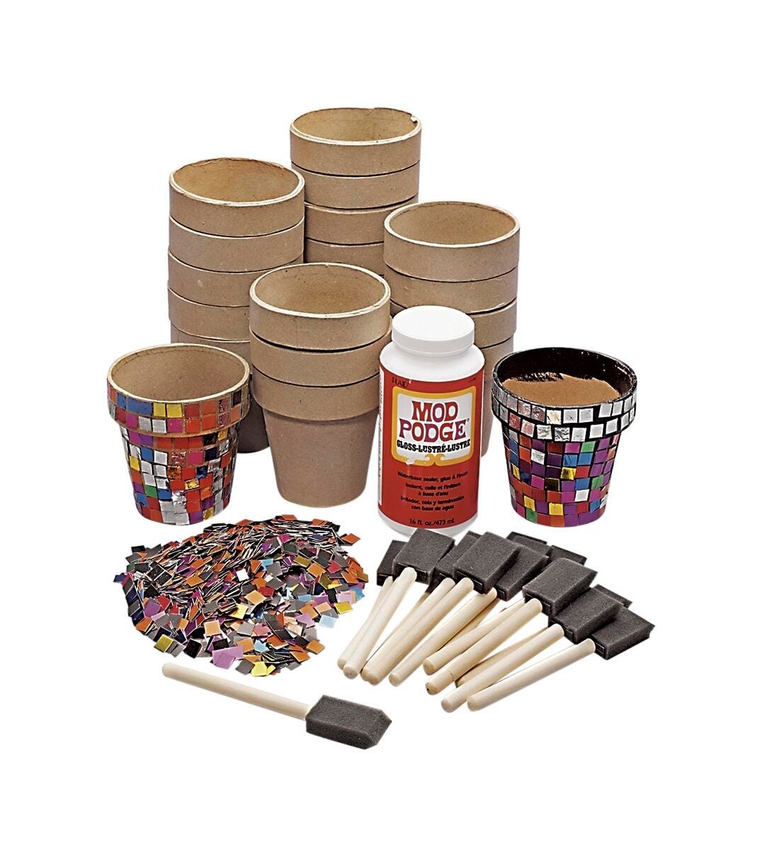 Image for Nasco Mosaic Pot Classroom Kit - 20 Students from School Specialty