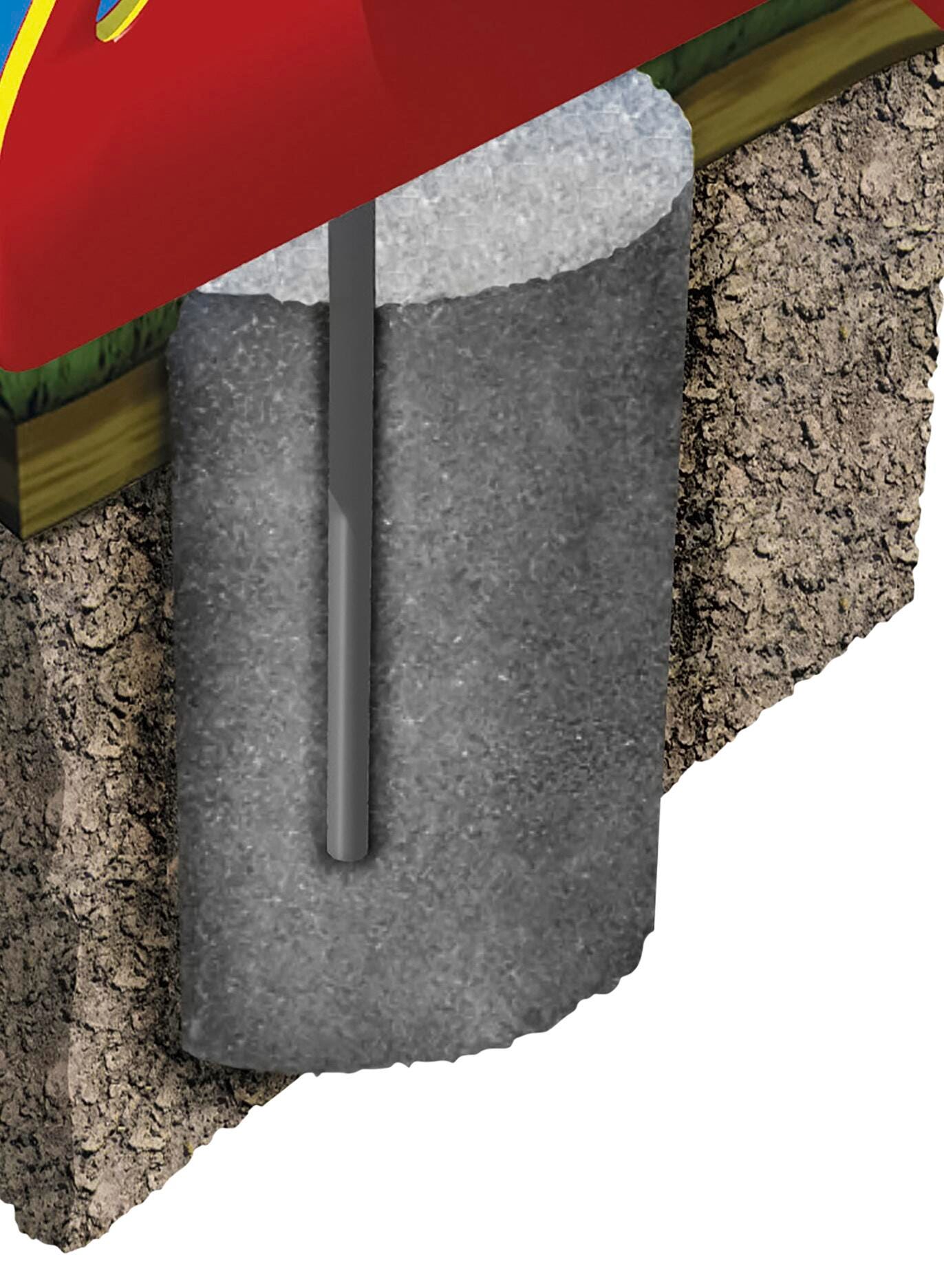 UltraPlay Early Play Learn-a-lot 2-panel Play Station Inground Mounting Kit 1478637