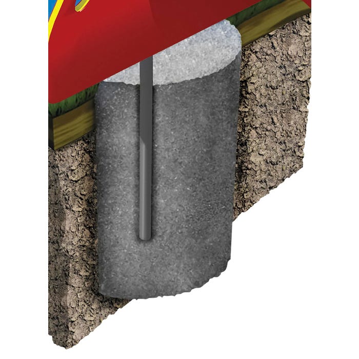 UltraPlay Early Play Learn-a-lot 2-panel Play Station Inground Mounting Kit 1478637