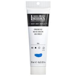 Liquitex Heavy Body Acrylic Paint, Cerulean Blue, 4.65 Ounce Tube, Item Number 404107