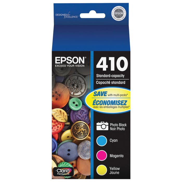 Epson Claria Premium Ink Cartridge, T410520S, Multi-Color, Pack of 4