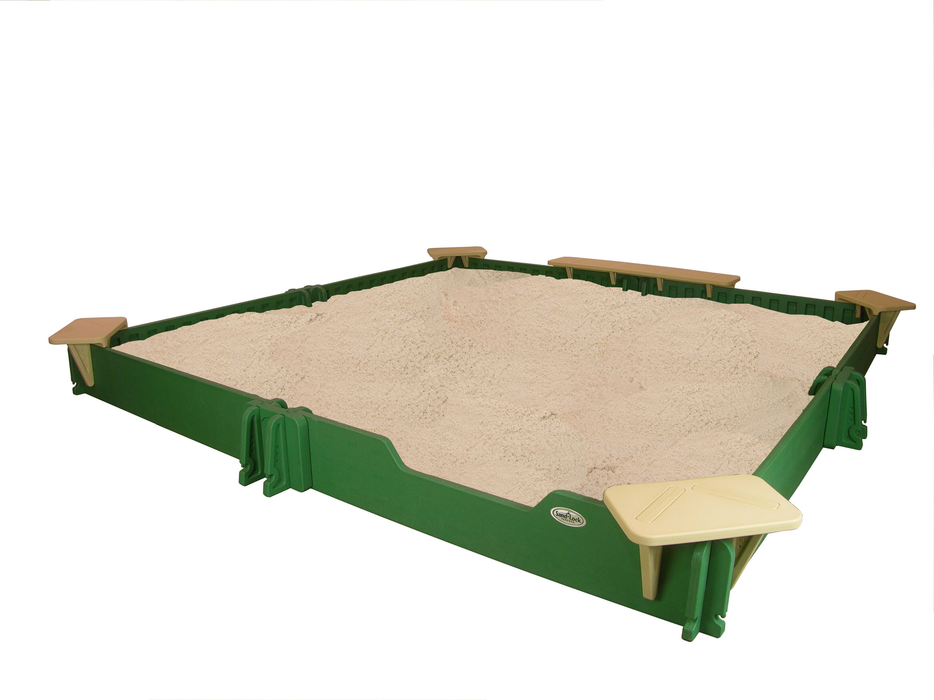 Sandlock Sandbox Vinyl Sandbox Cover and Ground Barrier, 10 x 10 Feet 1390678