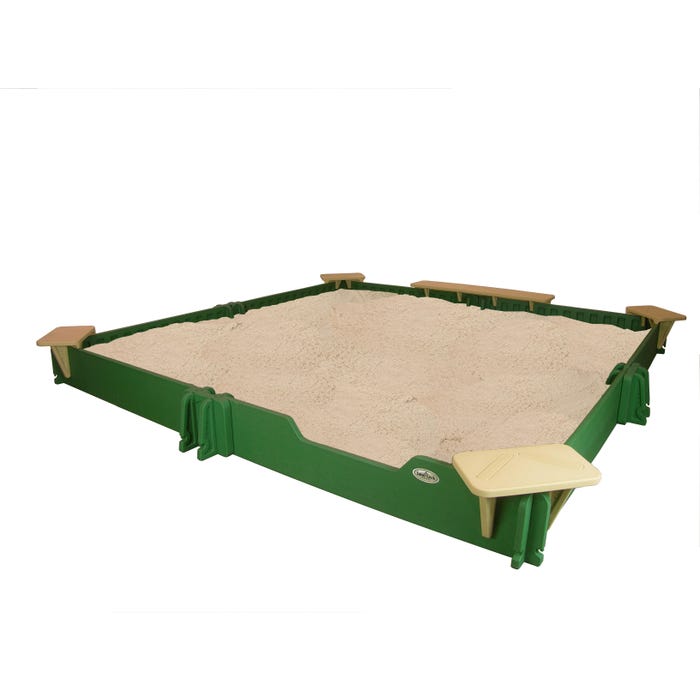 Sandlock Sandbox Vinyl Sandbox Cover and Ground Barrier, 10 x 10 Feet