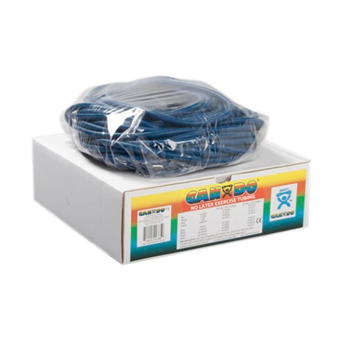 CanDo No-Latex Heavy Resistance Tube, 100 Feet, Blue
