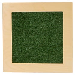 Abilitations Tactile Sensory Panel, Turf Grass, 15 x 15 x 3/4 Inches, Item Number 2023275