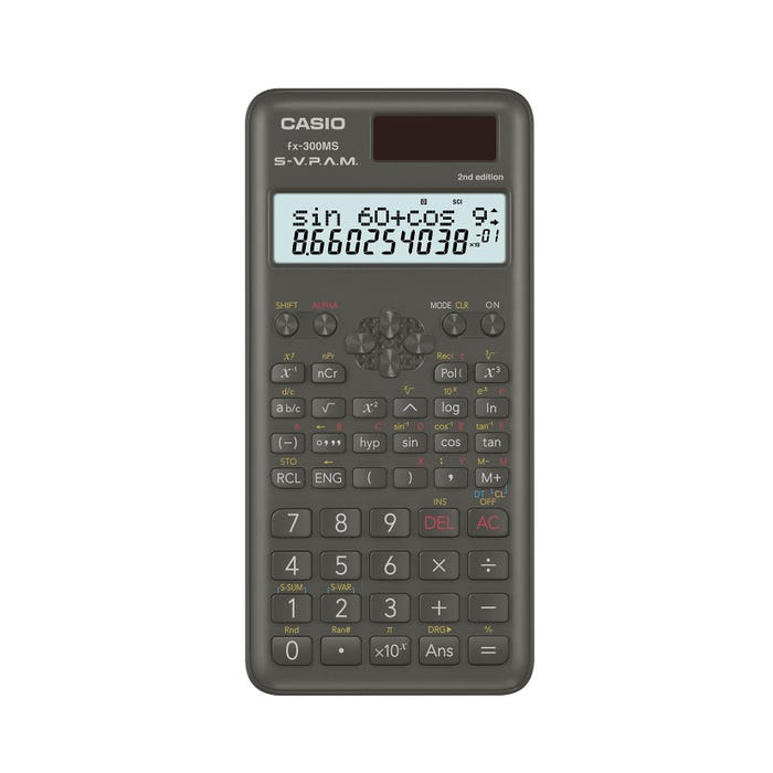 Image for Casio fx-300MS PLUS 2nd Edition Scientific Calculator, Black from School Specialty