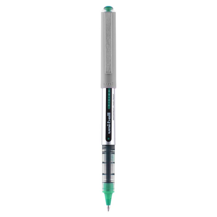 uniball Vision Stick Roller Ball Pen, 0.7 mm Fine Tip, Evergreen